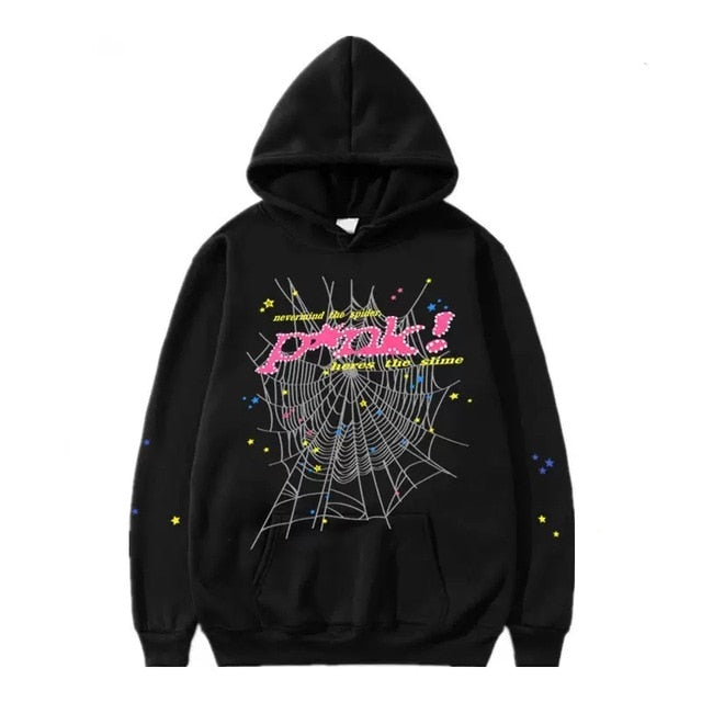 Sweats à capuche à imprimé araignée
