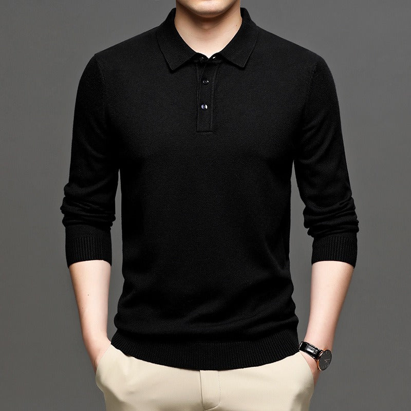 Pull en maille à revers pour hommes