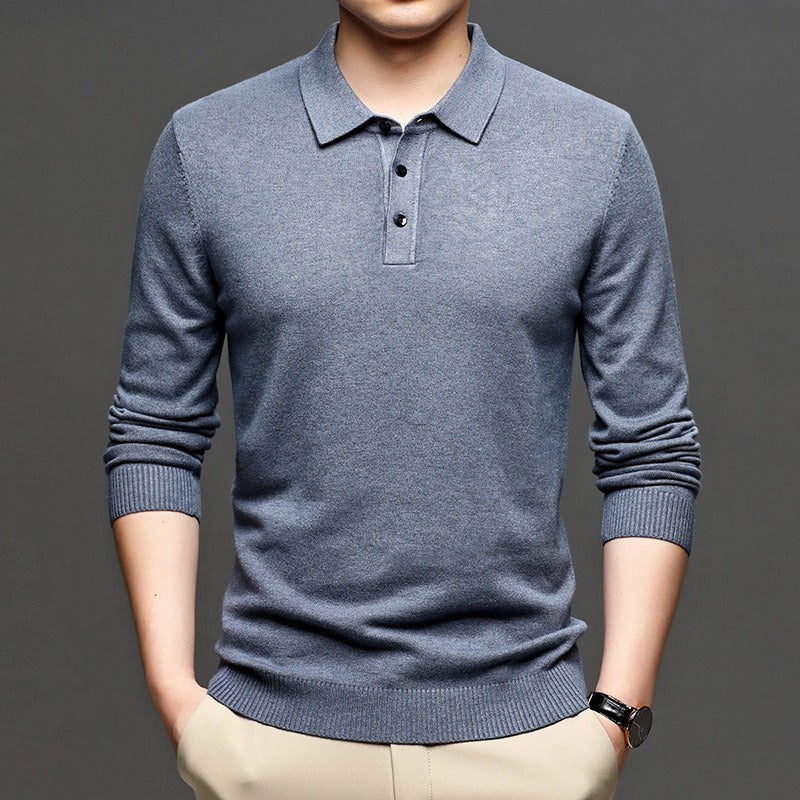 Pull en maille à revers pour hommes