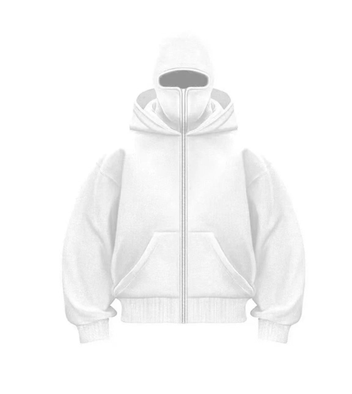 Blouson de baseball zippé à capuche pour homme