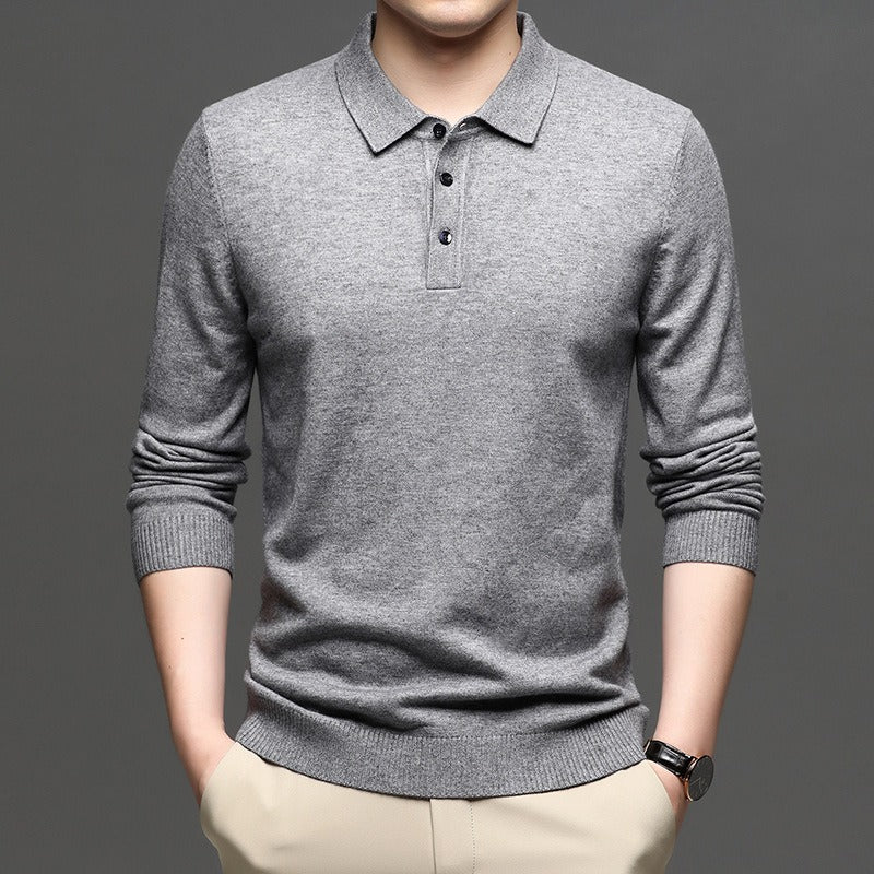 Pull en maille à revers pour hommes