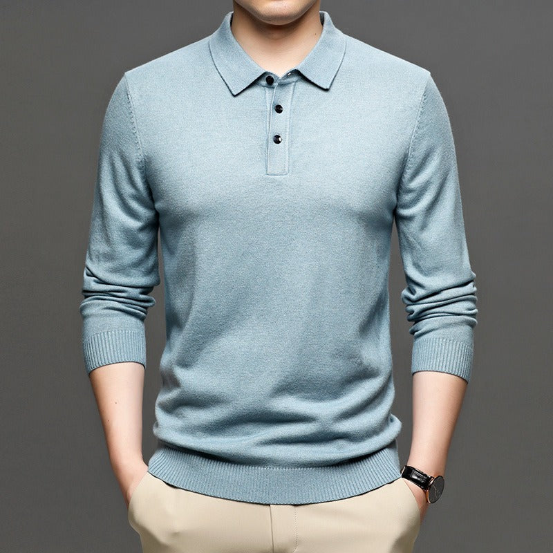 Pull en maille à revers pour hommes
