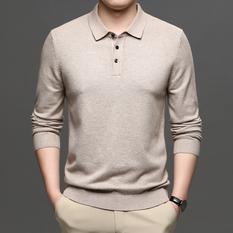 Pull en maille à revers pour hommes