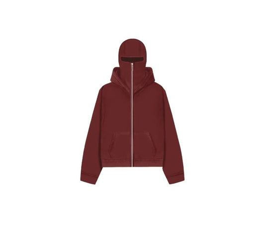 Blouson de baseball zippé à capuche pour homme