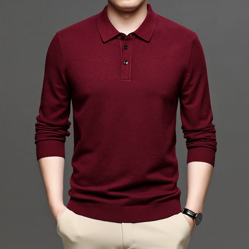 Pull en maille à revers pour hommes