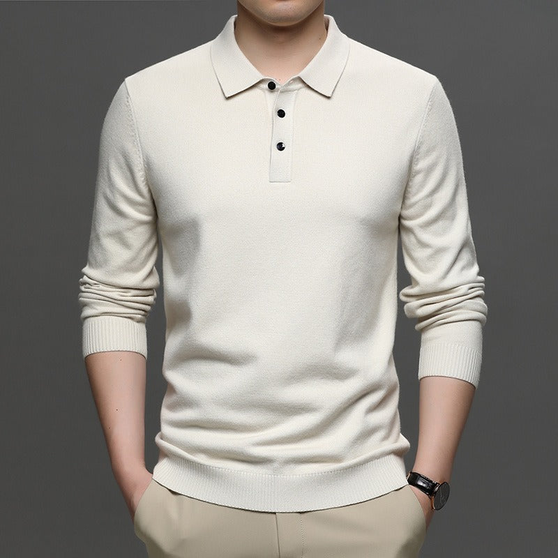 Pull en maille à revers pour hommes